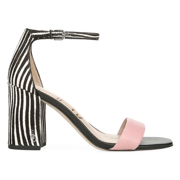 Daniella Zebra Print Calf Hair & Suede Sandals - Picture 4 of 5
